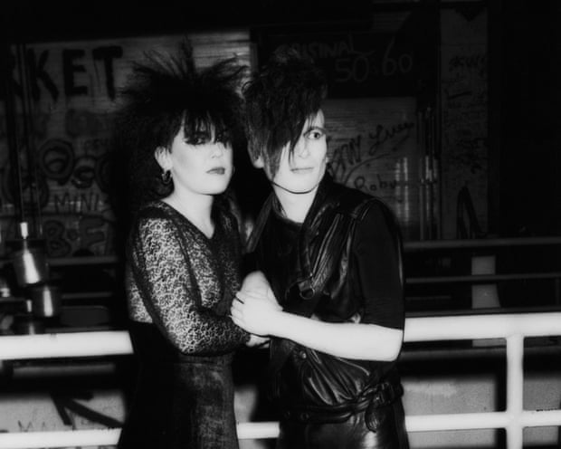Two goths at the Batcave club in Soho