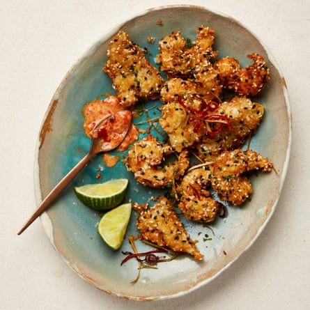 Yotam Ottolenghi’s fried seafood cocktail with marie rose sauce.