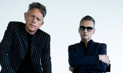 Martin Gore and Dave Gahan of Depeche Mode.