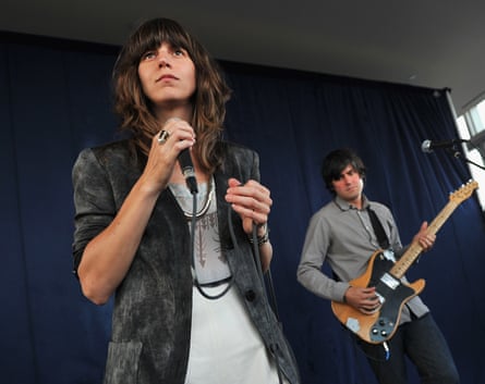 The Fiery Furnaces performing in New York City in 2010.