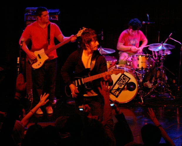 Arctic Monkeys performing at the Paradise Rock Club in Boston in 2006.