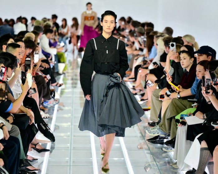 Skirts take star billing as Prada eschews trousers and dresses in Milan