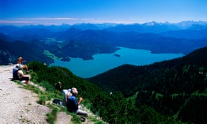 Stunning views of Walchensee from Herzogstand mountain