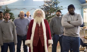 Jim Broadbent (centre) in Get Santa.