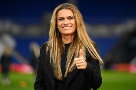 Karen Carney poses for a photograph at Birmingham City’s ground, St Andrew’s