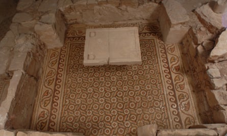 Historical site … Masri uncovered a fifth-century Byzantine monastery.