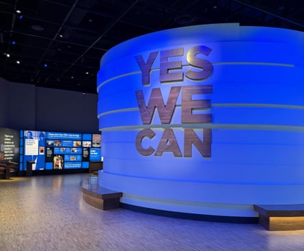 Obama-isms … the Presidential Center’s interior.