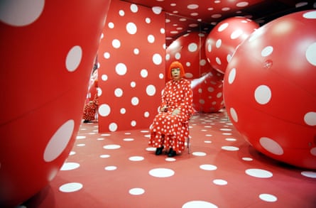 Artists and footballers warm up for Manchester international festival | Manchester international festival 2 Yayoi Kusama and Dots Obsession, 1996-2011.