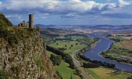 Carse of Gowrie from Kinnoull Hill, near Perth.
