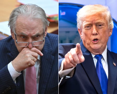 Il ministro del Commercio australiano Don Farrell parla alla conferenza stampa sulla Dazi statunitensi