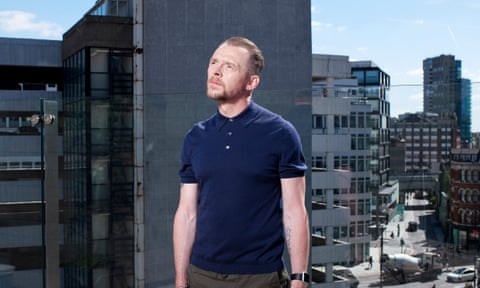 Actor Simon Pegg, at The Curtain Hotel, London.