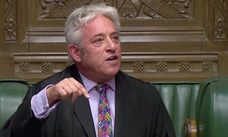 John Bercow told the house that withdrawal deal bill would not be debated on Monday.