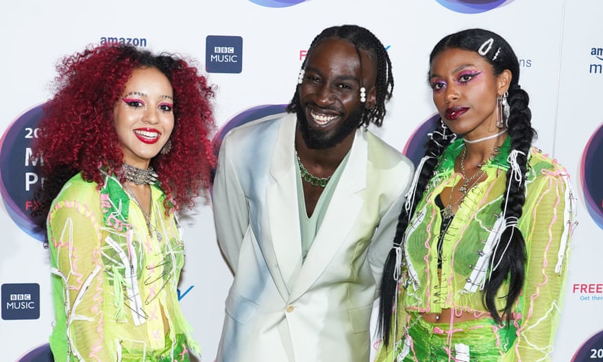 Mercury nominees Kojey Radical and Nova Twins (L-R Georgia South, Amy Love).