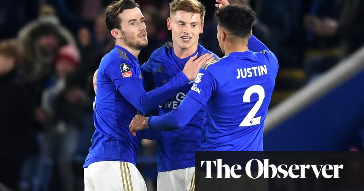 Harvey Barnes fills Jamie Vardy’s shoes to fire Leicester past Wigan