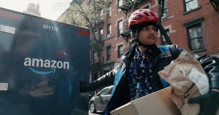 An Amazon worker in Union Town.
