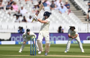 Rory Burns hits for four