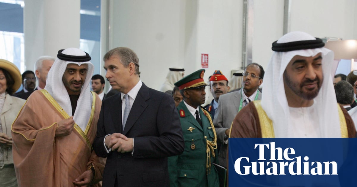 Andrew vouched for Epstein on state visit to UAE with queen in 2010