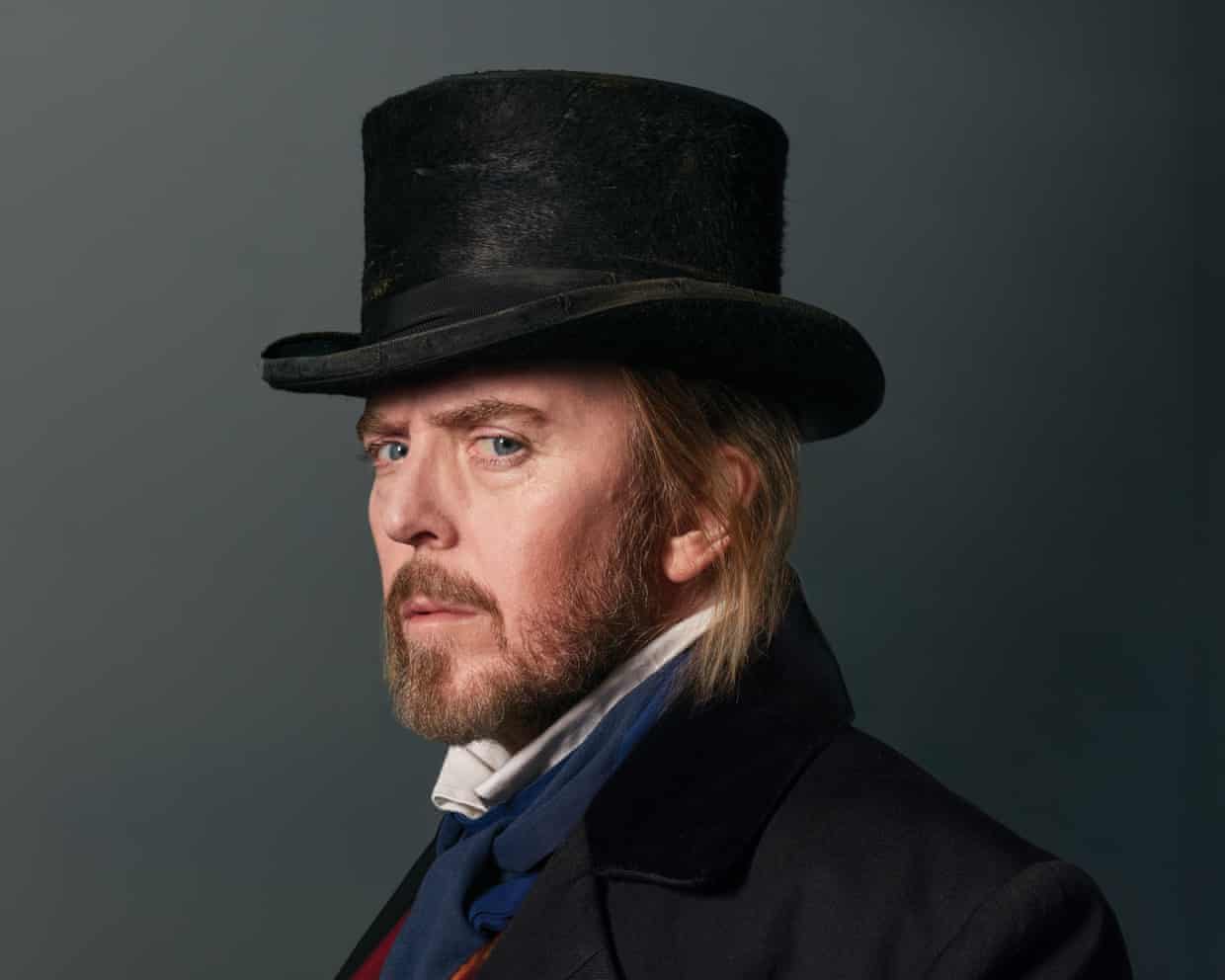 Tim Minchin as Scrooge in A Christmas Carol.