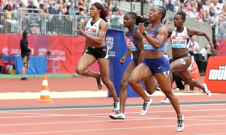 Dina Asher-Smith proud to finish second in 100m final at London Stadium, Dina Asher-Smith