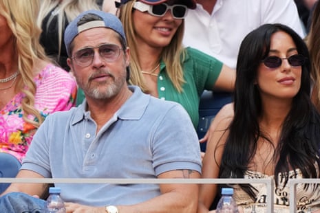 Actor Brad Pitt and Ines de Ramon