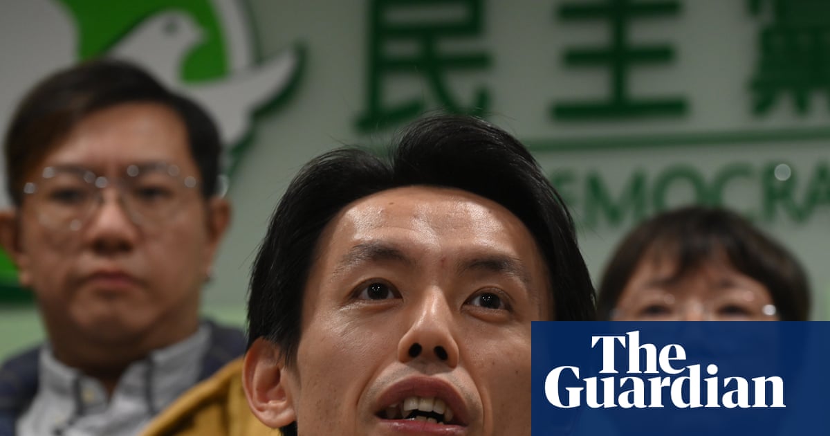 Hong Kong’s last major opposition party disbands amid Chinese pressure