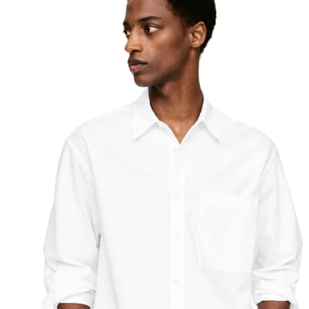 Boxy-style white shirt by Arket