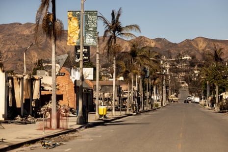 Pacific Palisades damage