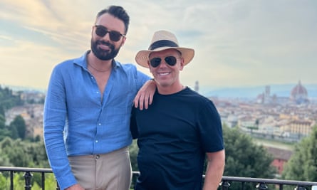 Rob and Rylan in Florence