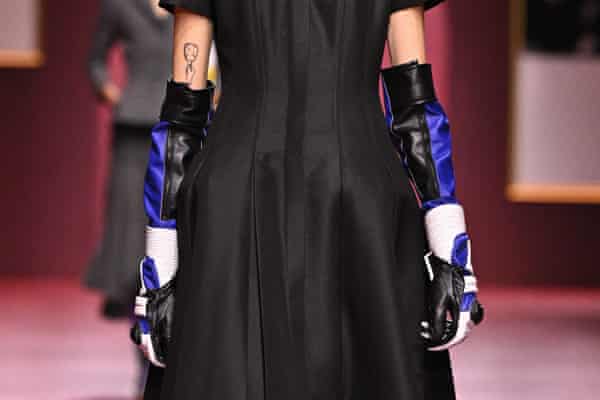 Closeup of gloves from the ready to wear collections, from the Christian Dior Fall-Winter 2022-23 show.