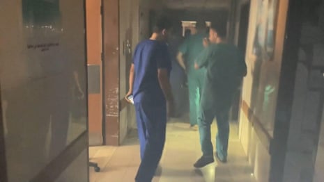 Israeli forces enter al-Shifa hospital in Gaza – video report