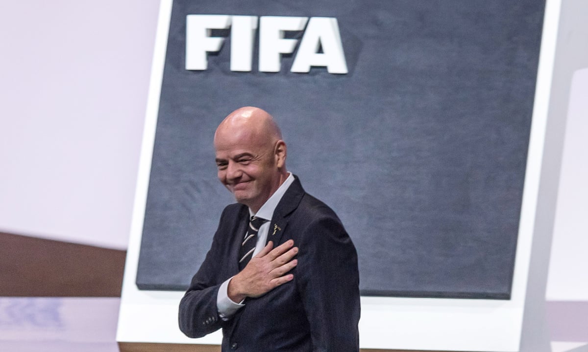 Gianni Infantino Trumpets New Fifa S Vast Wealth At Unopposed Re Election David Conn Football The Guardian