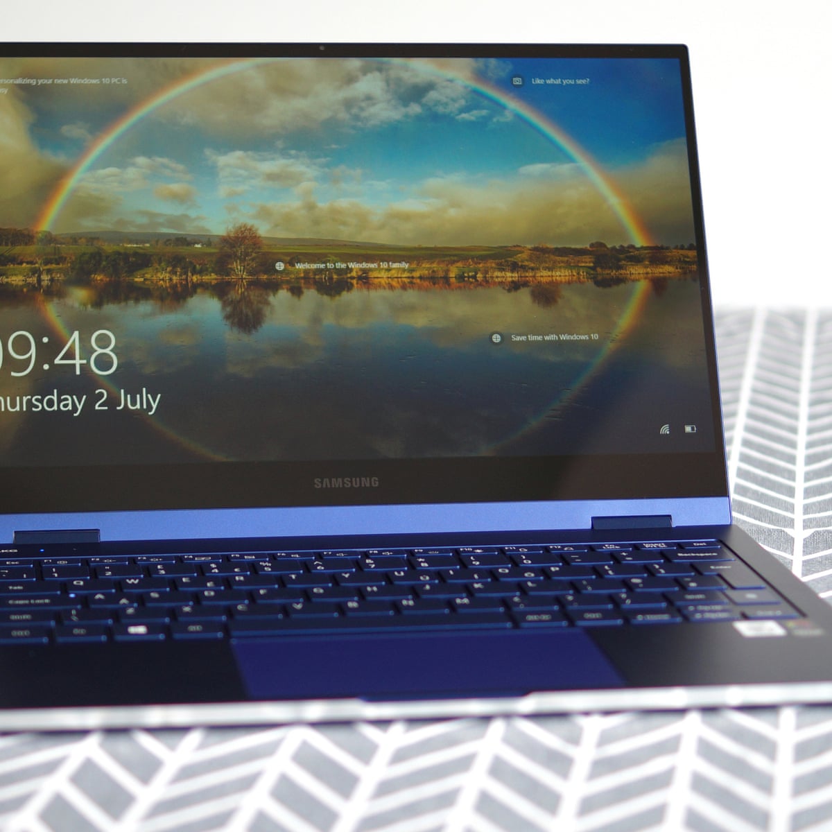 Samsung Galaxy Book Flex Review Long Battery Laptop With Fold Back Screen Samsung The Guardian