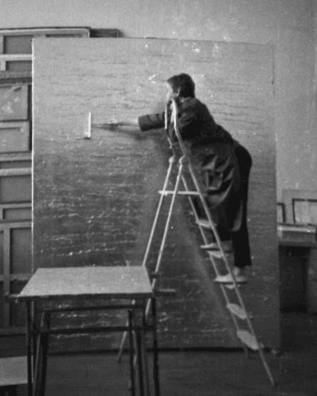 Anna-Eva Bergman in her studio