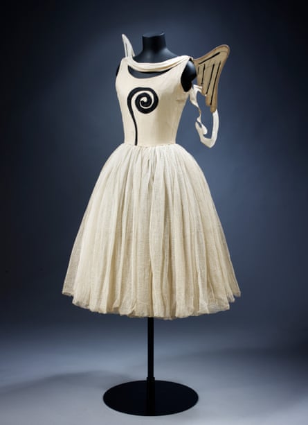 Front view of the tutu, which has wings