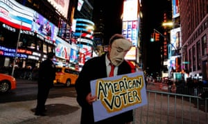 People in Times Square, New York