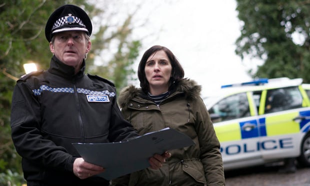 Line of Duty … Adrian Dunbar as Superintendent Ted Hastings and Vicky McClure as Detective Sergeant Kate Fleming.