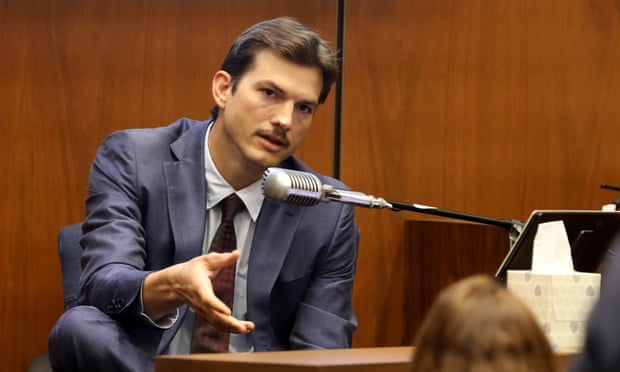 Ashton Kutcher testifies in Los Angeles.
