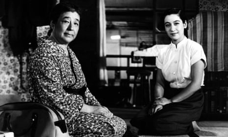 Setsuko Hara with Chieko Higashiyama in Tokyo Story, 1953, the third in Ozu’s Noriko trilogy.