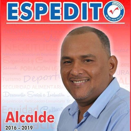Poster untuk kampanye walikota Espeto Duque di