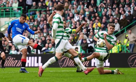 Rangers’ Hamza Igamane scores