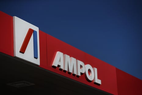 An Ampol sign
