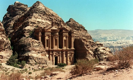 A facade at Petra, where a new monumental structure has been found at the city built by Nabateans more than 2,000 years ago.