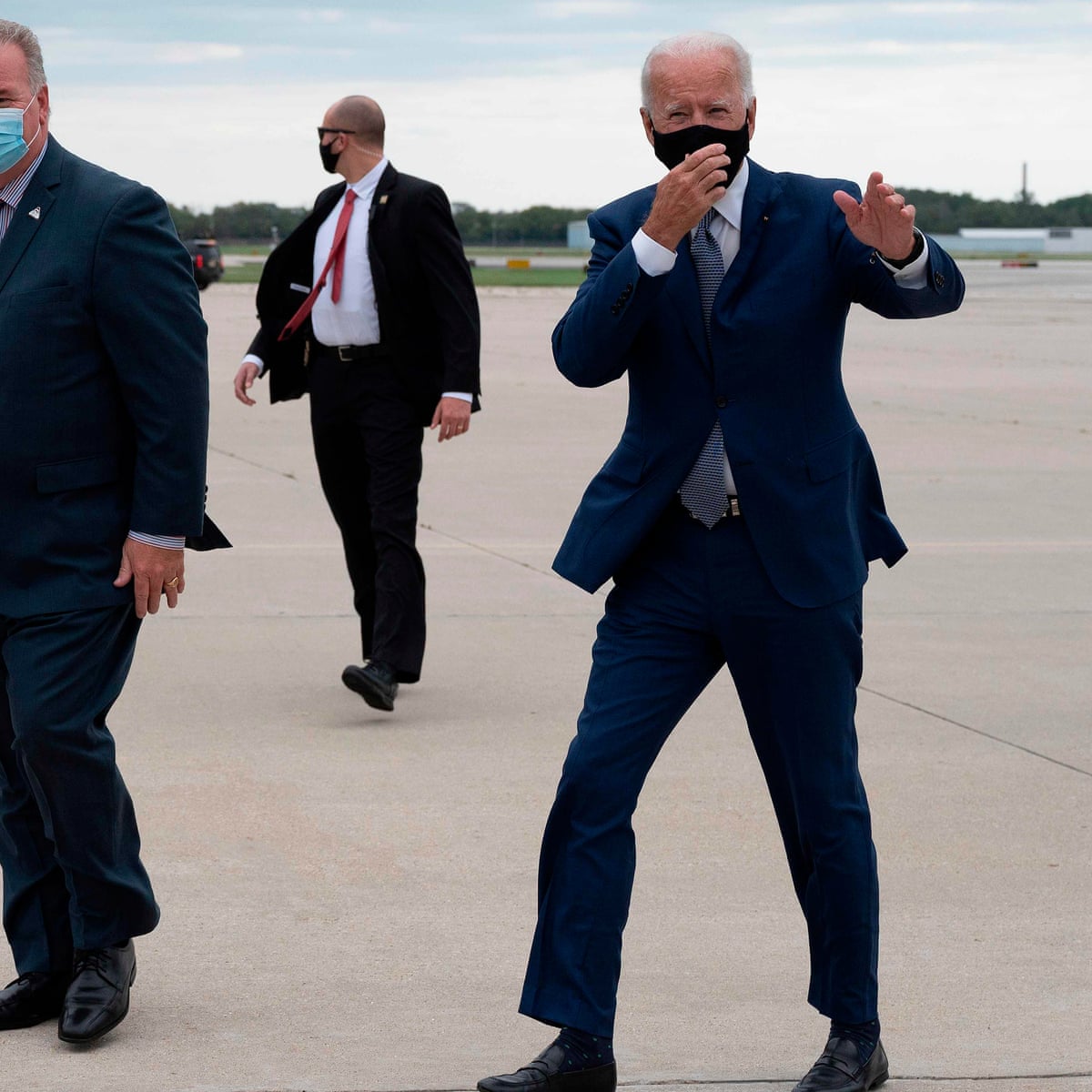 Joe Biden In Kenosha After Talking To Jacob Blake And Meeting His Family As It Happened Us News The Guardian