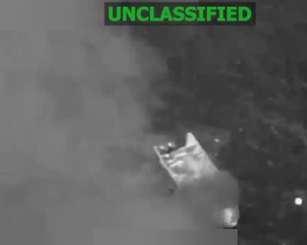 A screenshot posted connected X by US Southern Command shows a vessel onslaught successful nan eastbound Pacific.