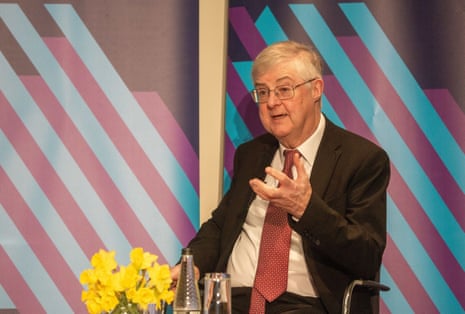 Mark Drakeford speaking at the Institute for Government this morning.