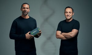 Rio Ferdinand and DNA devotee Avrom Lasarow.