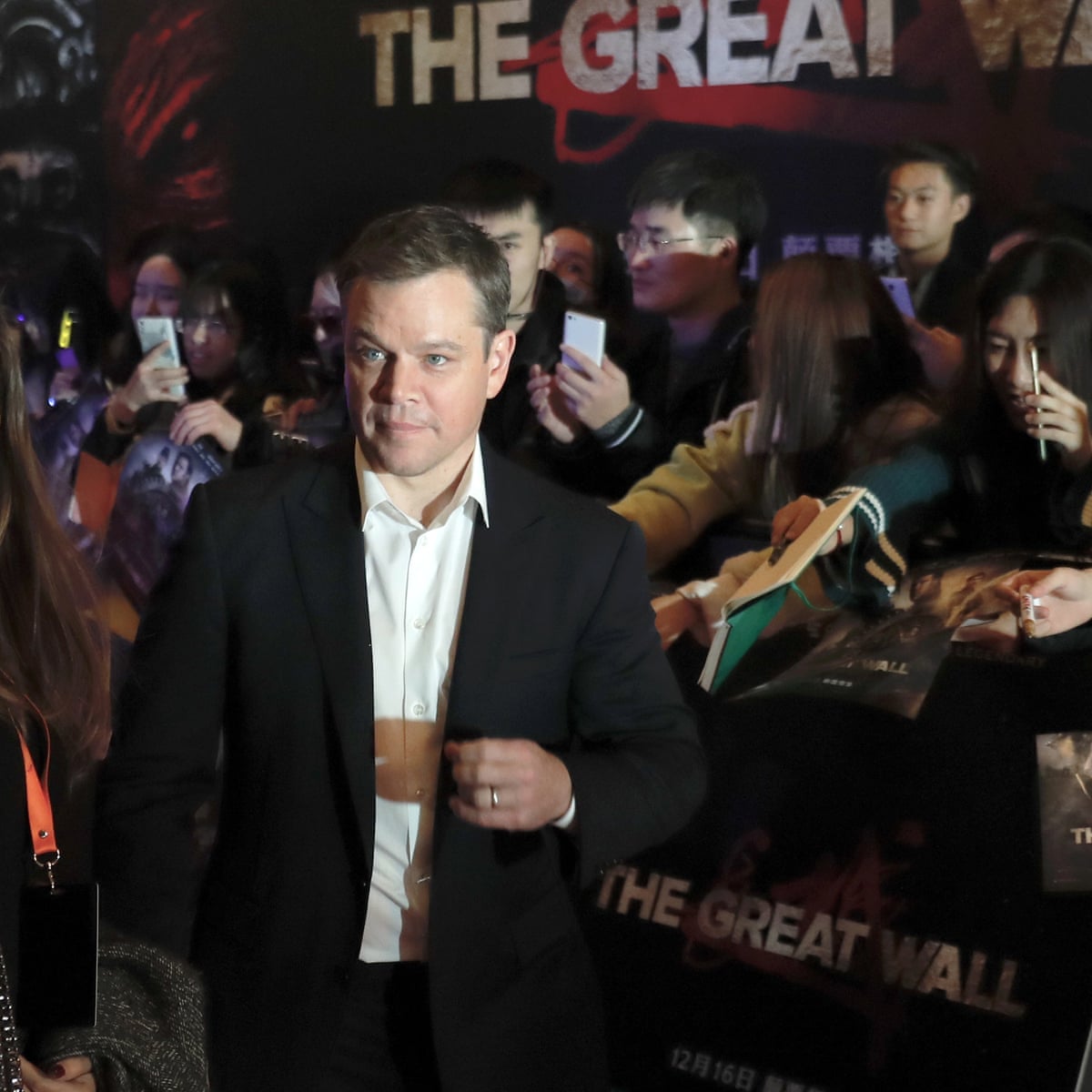 Matt Damon On Great Wall Whitewashing I Didn T Take Role From Chinese Actor The Great Wall The Guardian Matt Damon On Great Wall Whitewashing I Didn T Take Role From Chinese Actor The Great Wall The Guardian