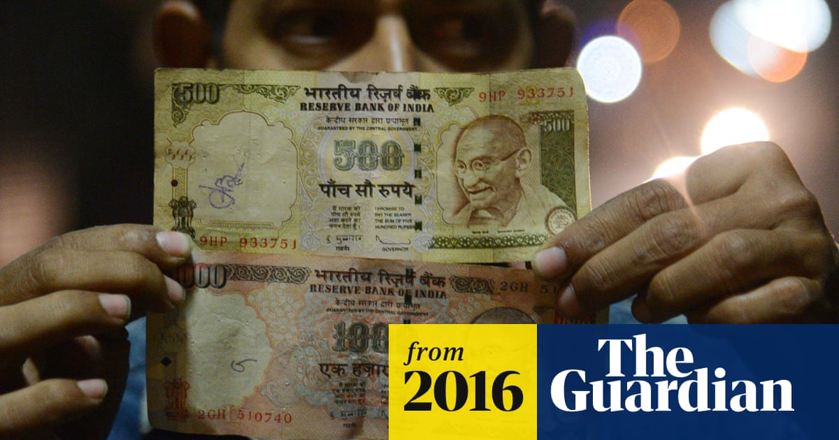 India withdraws 500 and 1,000 rupee notes in effort to fight corruption |  India | The Guardian