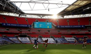 It’s a nice evening down Wembley way.