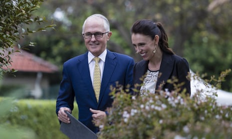 Malcolm Turnbull and Jacinda Ardern